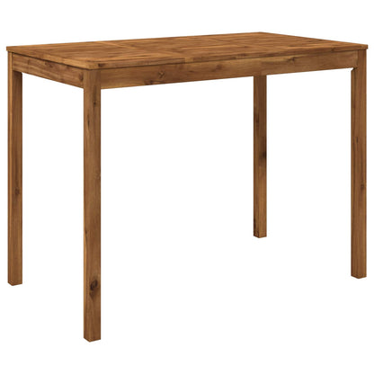 Tuinbar Tafel Naturel 141 x 80,5 x 105 cm Massief Acaciahout