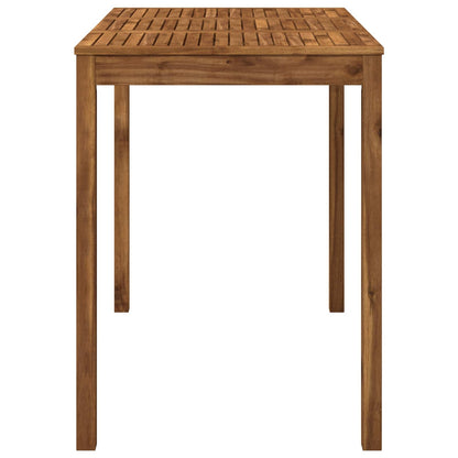Tuinbar Tafel Naturel 141 x 80,5 x 105 cm Massief Acaciahout