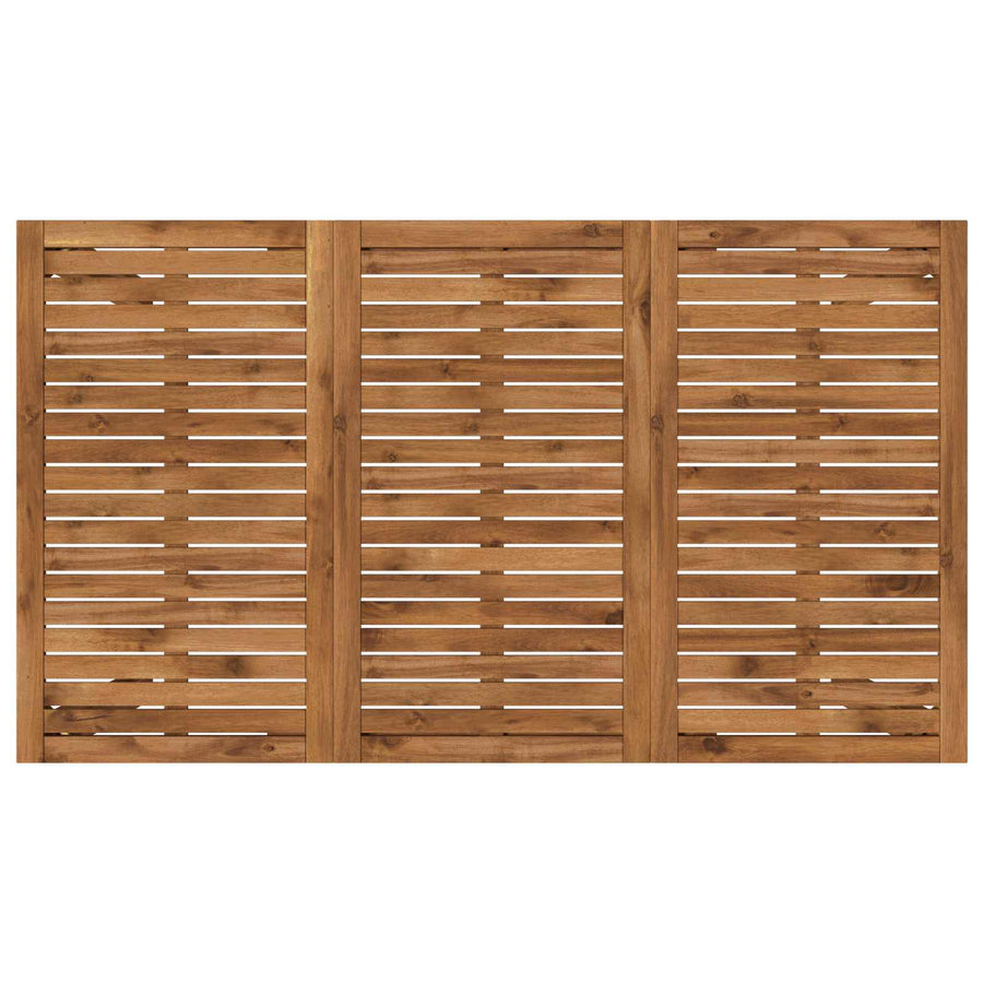 Tuinbar Tafel Naturel 141 x 80,5 x 105 cm Massief Acaciahout