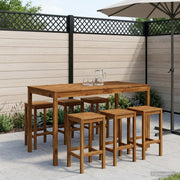 Tuinbar tafel 180x88,5x105 cm massief acaciahout naturel