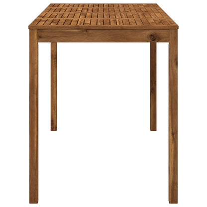 Tuinbar Tafel Naturel 180 x 88,5 x 105 cm Massief Acaciahout