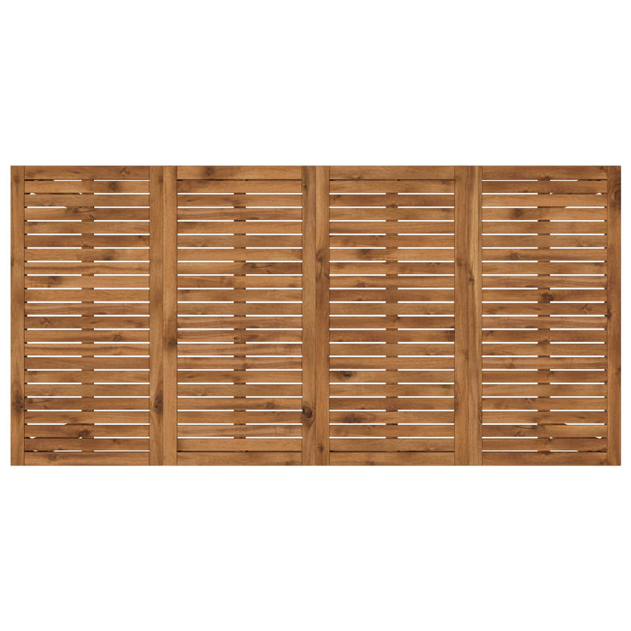 Tuinbar Tafel Naturel 180 x 88,5 x 105 cm Massief Acaciahout