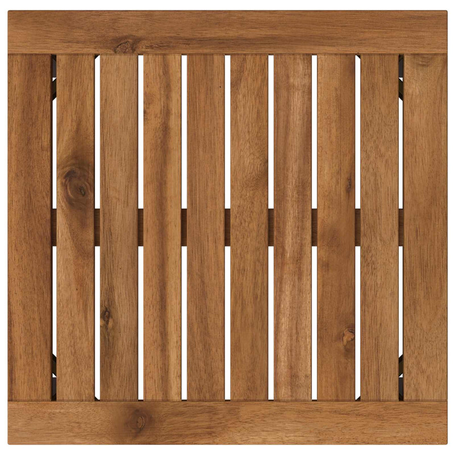 Salontafel Naturel en Zwart 40 x 40,5 x 36 cm