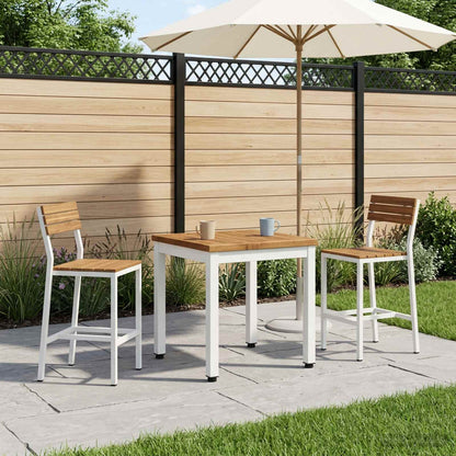 Salontafel Natuurlijk en Wit 40 x 40,5 x 36 cm