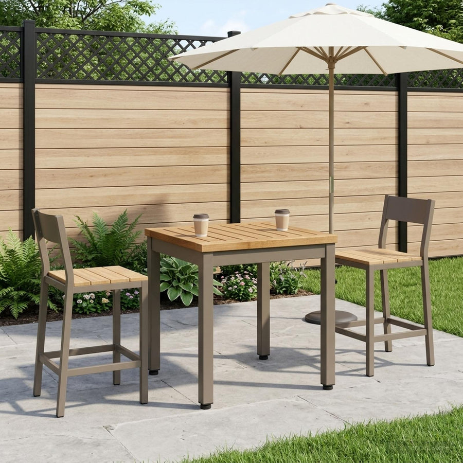 Salontafel Natuurlijk en Koffie 40 x 40,5 x 36 cm