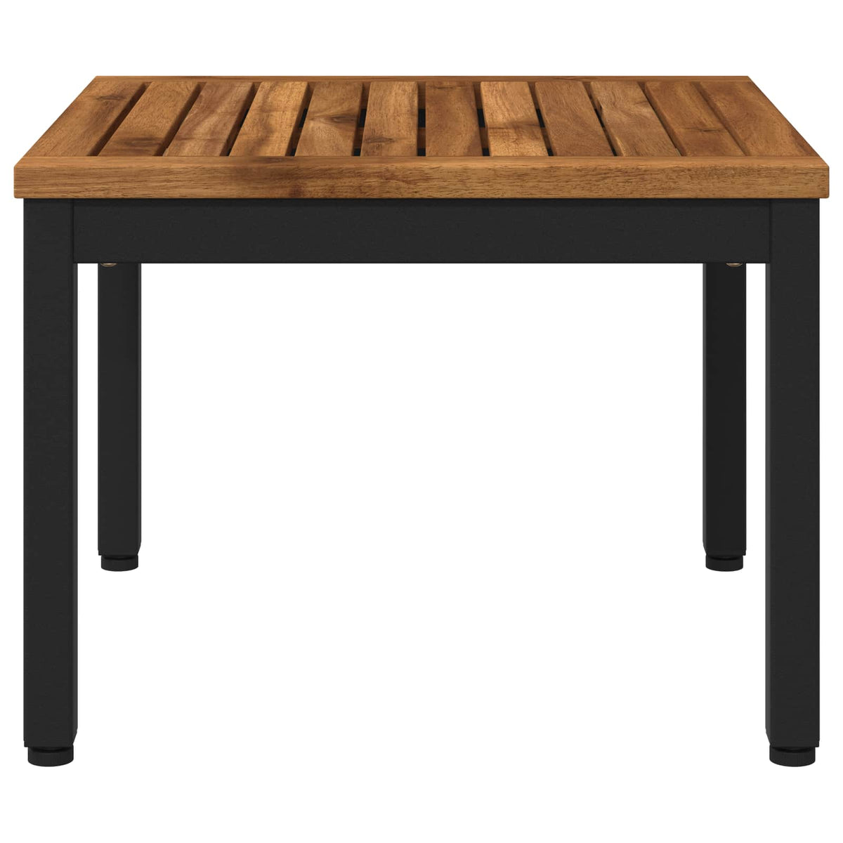 Salontafel Naturel en Zwart 50 x 48,5 x 36 cm