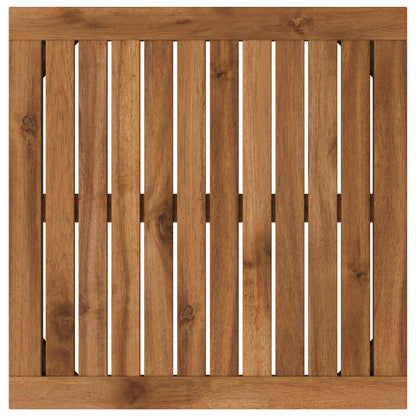 Salontafel Naturel en Zwart 50 x 48,5 x 36 cm