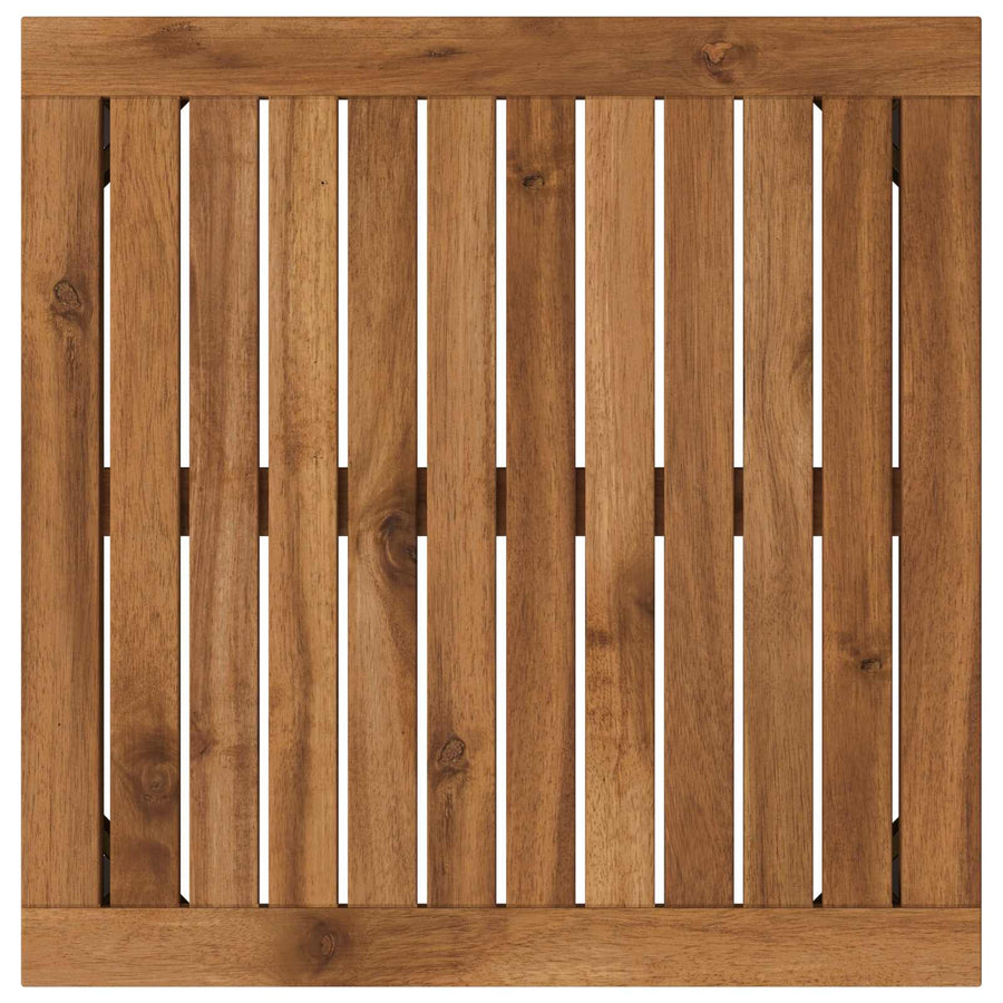 Salontafel Naturel en Zwart 50 x 48,5 x 36 cm