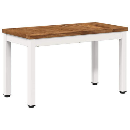 Salontafel Natuurlijk en Wit 60,5 x 30 x 36 cm