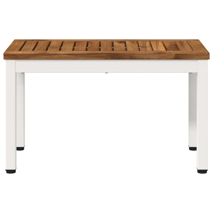 Salontafel Natuurlijk en Wit 60,5 x 30 x 36 cm
