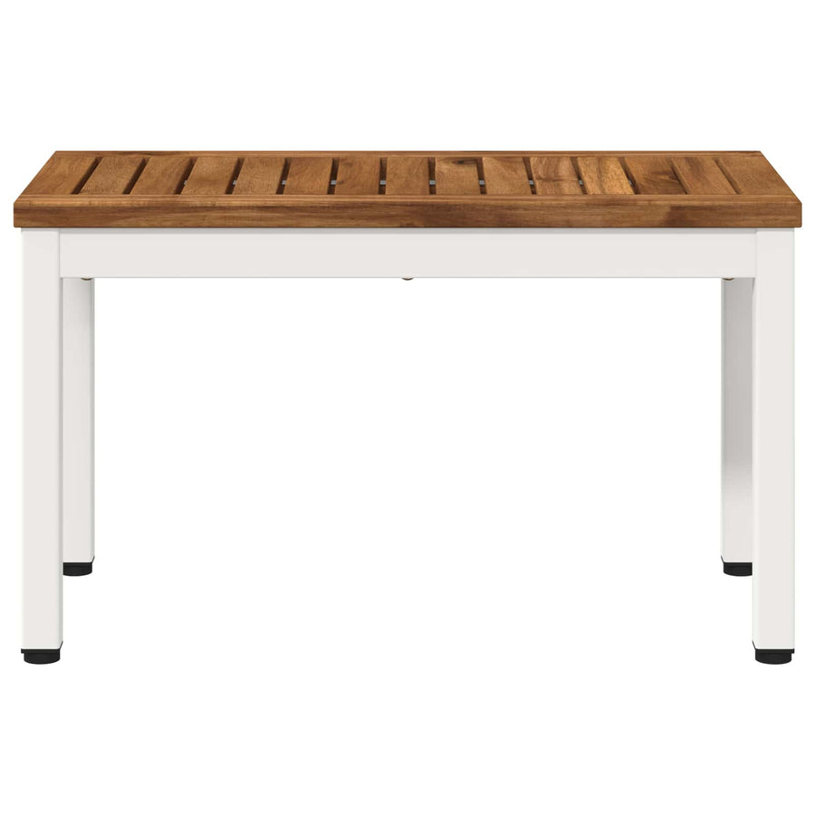 Salontafel Natuurlijk en Wit 60,5 x 30 x 36 cm