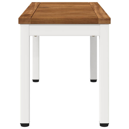 Salontafel Natuurlijk en Wit 60,5 x 30 x 36 cm