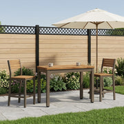 Salontafel massief acaciahout 60,5x30x36 cm