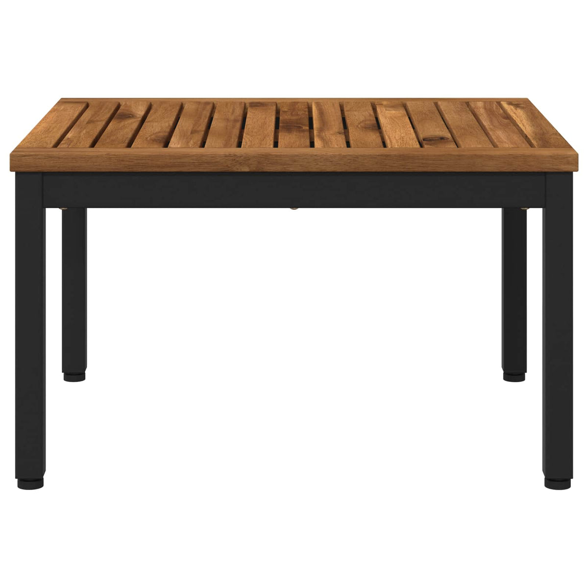 Salontafel Naturel en Zwart 50 x 60,5 x 36 cm