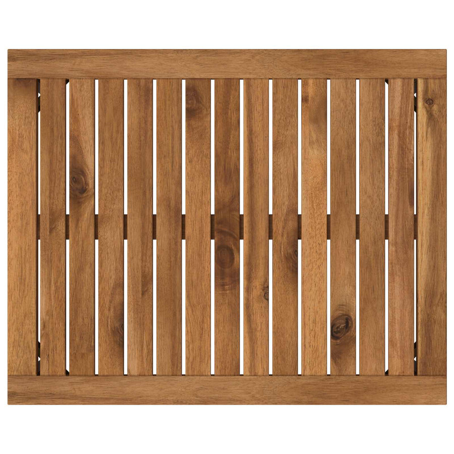Salontafel Naturel en Zwart 50 x 60,5 x 36 cm