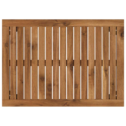 Salontafel Naturel en Zwart 49 x 68,5 x 36 cm