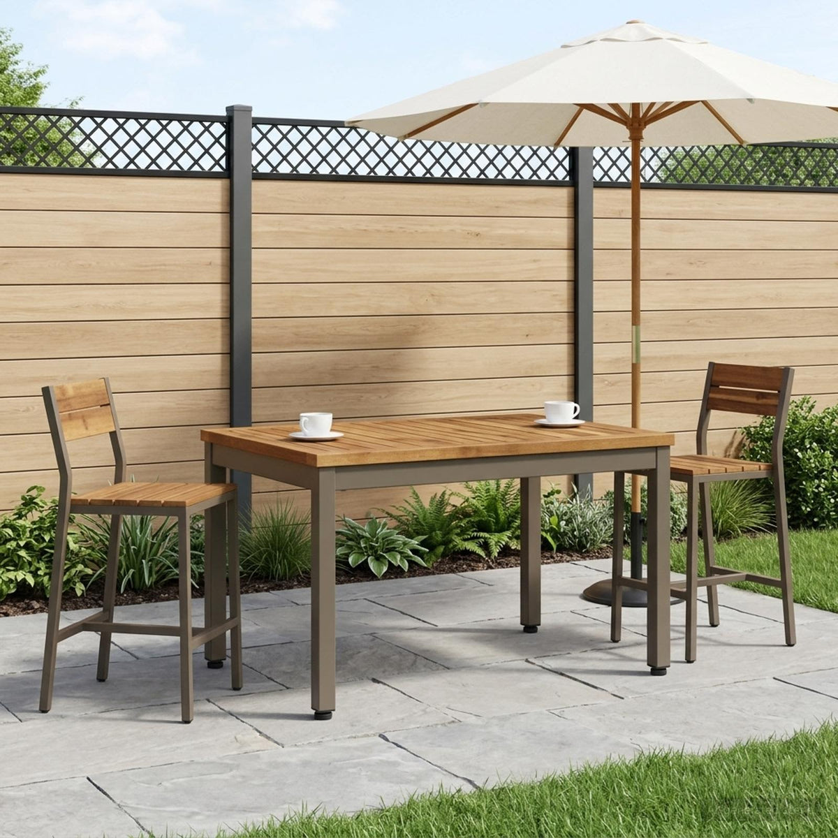 Salontafel Natuurlijk en Koffie 49 x 68,5 x 36 cm