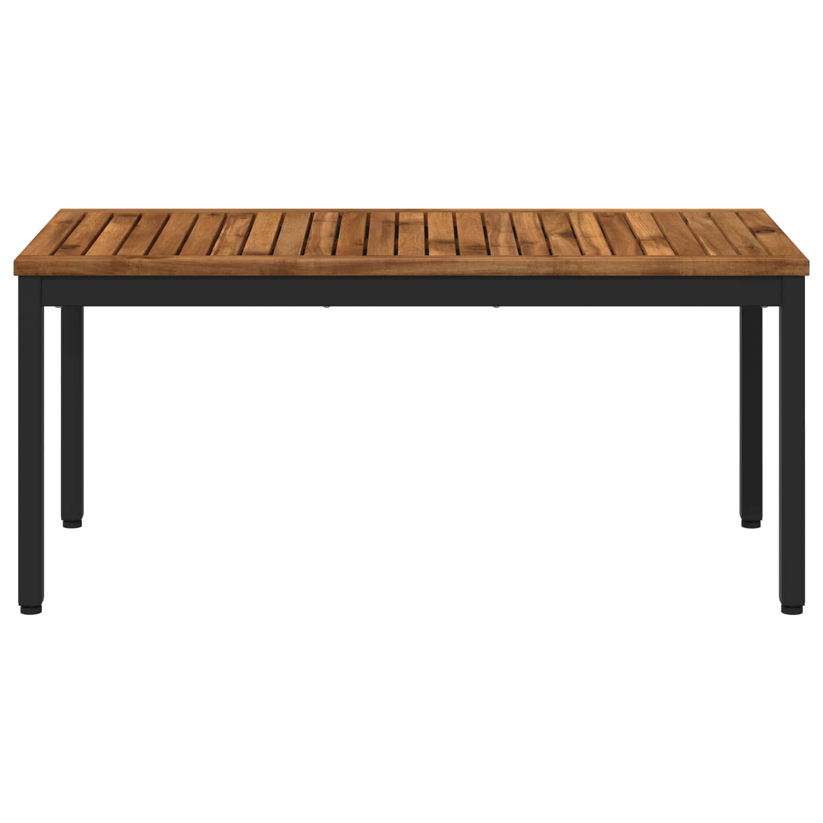 Salontafel Naturel en Zwart 50 x 100,5 x 45 cm