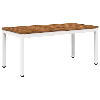 Salontafel Natuurlijk en Wit 50 x 100,5 x 45 cm