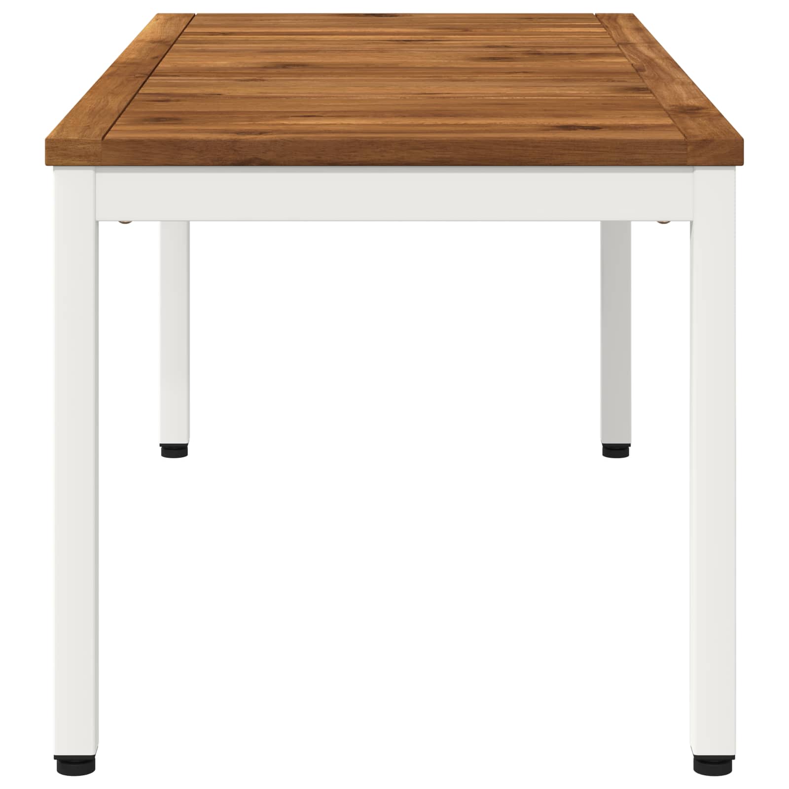Salontafel Natuurlijk en Wit 50 x 100,5 x 45 cm