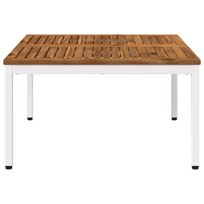 Salontafel Natuurlijk en Wit 80 x 80,5 x 45 cm