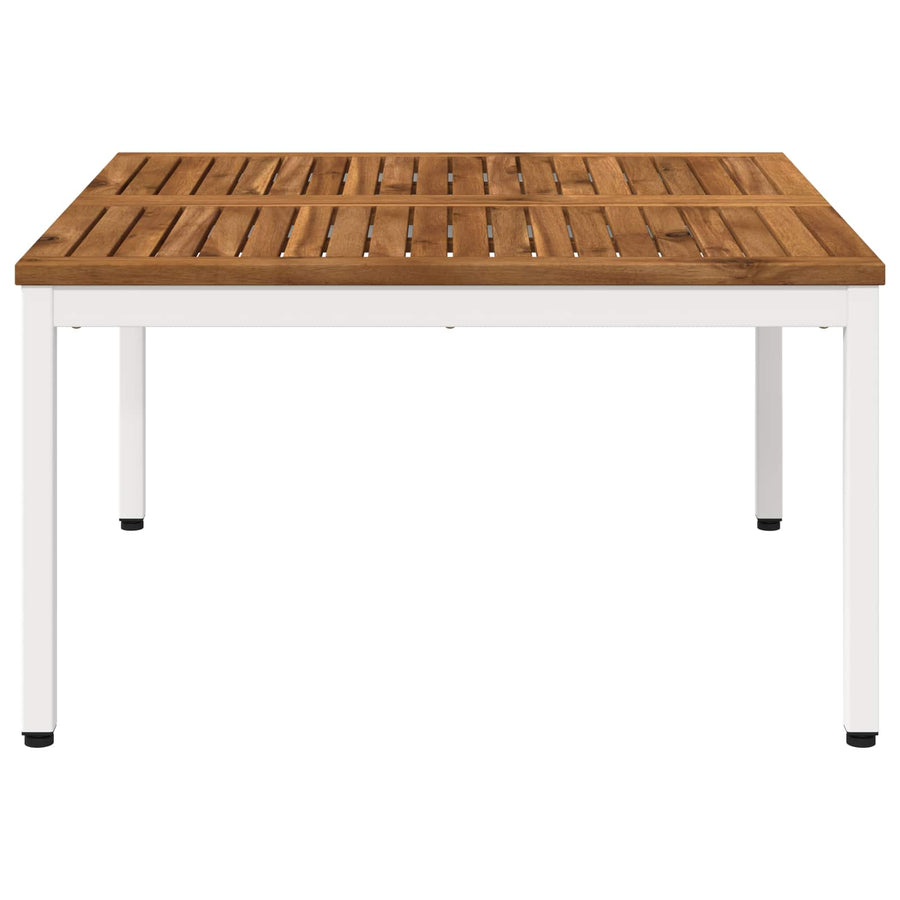 Salontafel Natuurlijk en Wit 80 x 80,5 x 45 cm