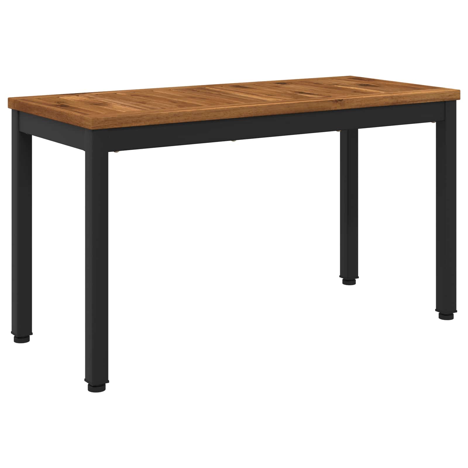 Tuinbank 80,5 x 35 x 45 cm Massief Acaciahout Naturel en Zwart