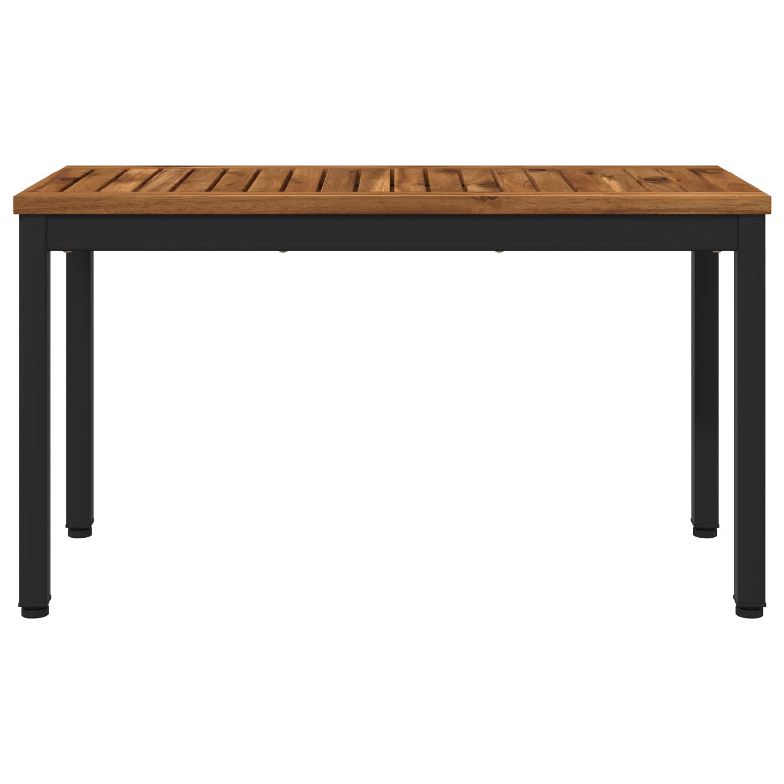 Tuinbank 80,5 x 35 x 45 cm Massief Acaciahout Naturel en Zwart