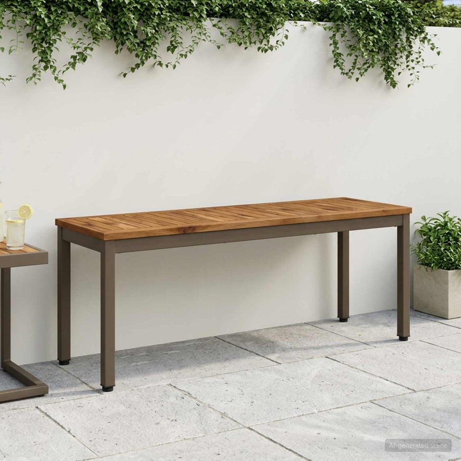 Tuinbank 108,5 x 35 x 45 cm Massief Acaciahout Rechthoekig