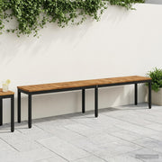 Tuinbank 201 cm acaciahout zwart