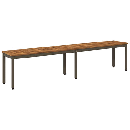 Tuinbank 201 x 35 x 45 cm Massief Acaciahout Rechthoekig
