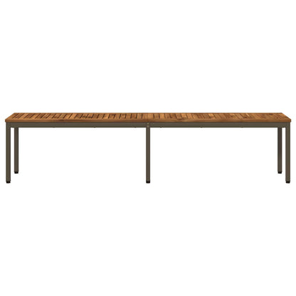 Tuinbank 201 x 35 x 45 cm Massief Acaciahout Rechthoekig