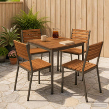 Tuindiner tafel Natuurlijk en Koffie 70 x 68,5 x 75 cm