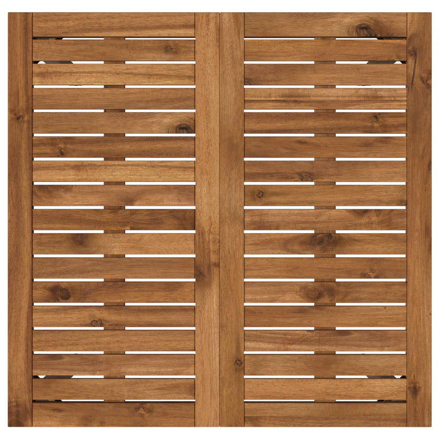 Tuindiner tafel Natuurlijk en Koffie 70 x 68,5 x 75 cm