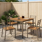 Tuintafel acaciahout 80x80,5 cm
