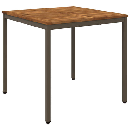 Tuindiner tafel Natuurlijk en Koffie 80 x 80,5 x 75 cm
