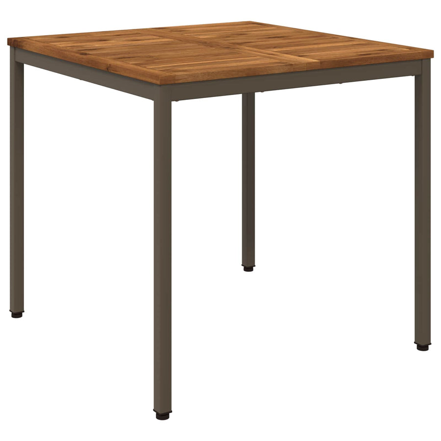 Tuindiner tafel Natuurlijk en Koffie 80 x 80,5 x 75 cm