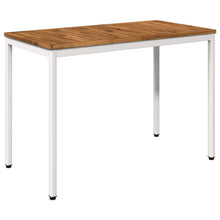 Tuindiner tafel Natuurlijk en Wit 108,5 x 55 x 75 cm