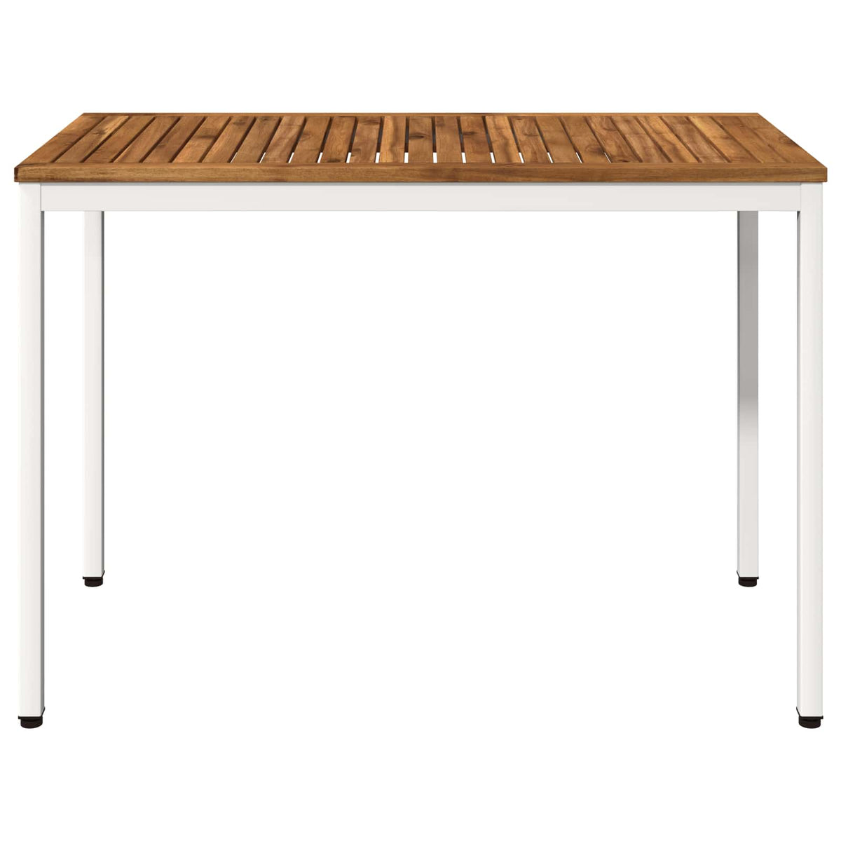 Tuindiner tafel Natuurlijk en Wit 108,5 x 55 x 75 cm