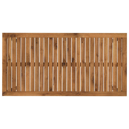 Tuindiner tafel Natuurlijk en Wit 108,5 x 55 x 75 cm