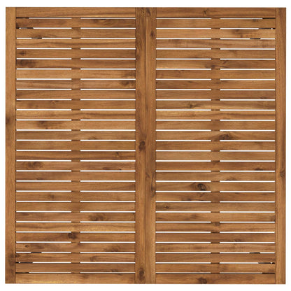 Tuindiner tafel Natuurlijk en Wit 110 x 108,5 x 75 cm
