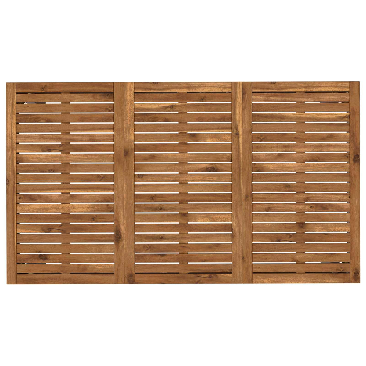 Tuindiner tafel Natuurlijk en Wit 141 x 80,5 x 75 cm