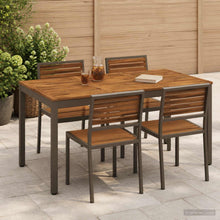 Tuindiner tafel Natuurlijk en Koffie 141 x 80,5 x 75 cm