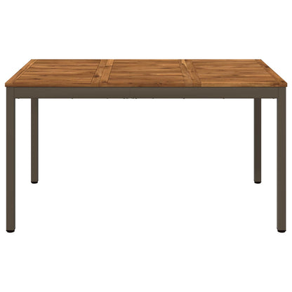 Tuindiner tafel Natuurlijk en Koffie 141 x 80,5 x 75 cm