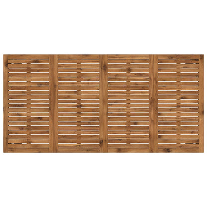 Tuindiner tafel Natuurlijk en Koffie 147 x 88,5 x 75 cm