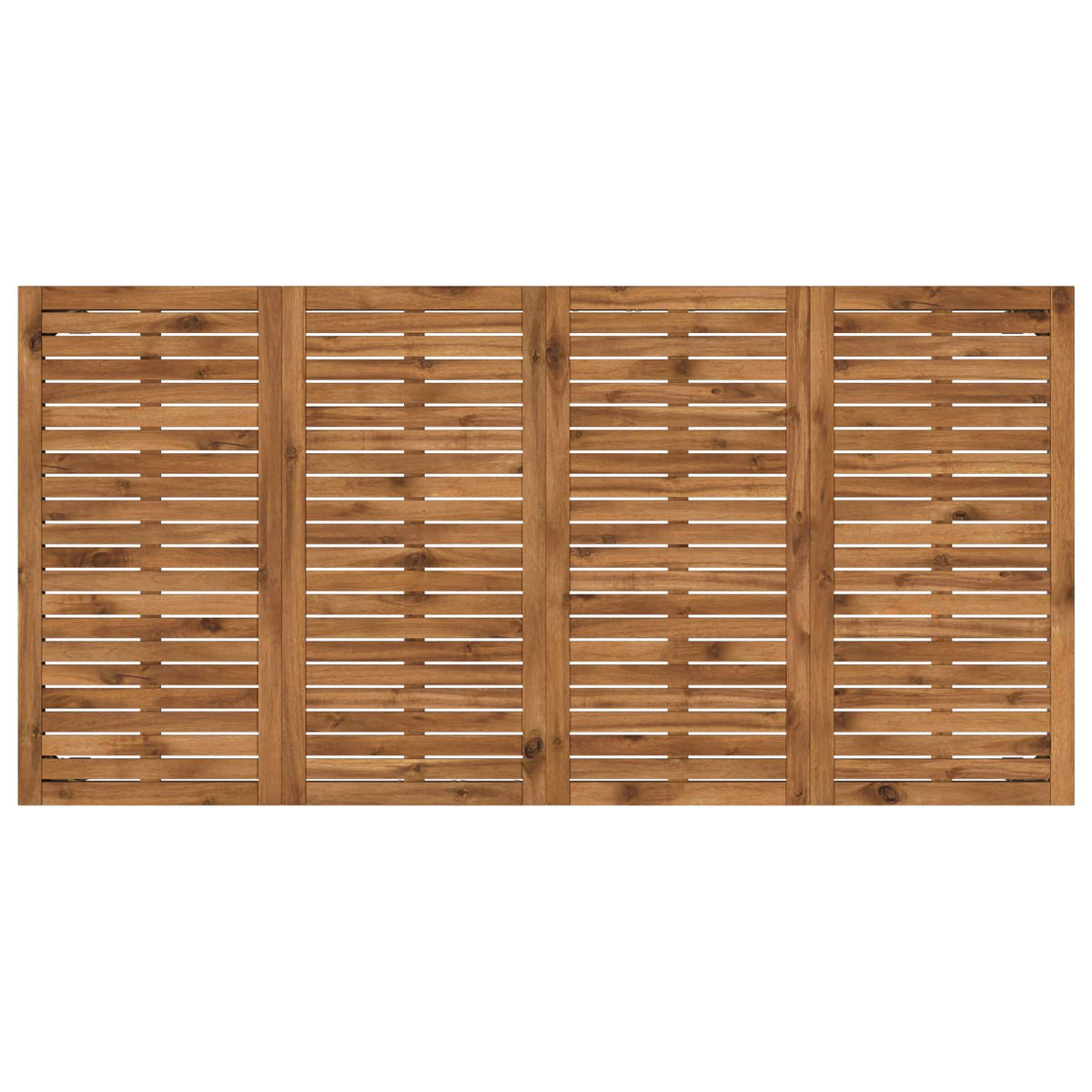 Tuindiner tafel Natuurlijk en Wit 180 x 88,5 x 75 cm