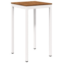 Tuinbar Tafel Natuurlijk en Wit 60 x 60,5 x 105 cm