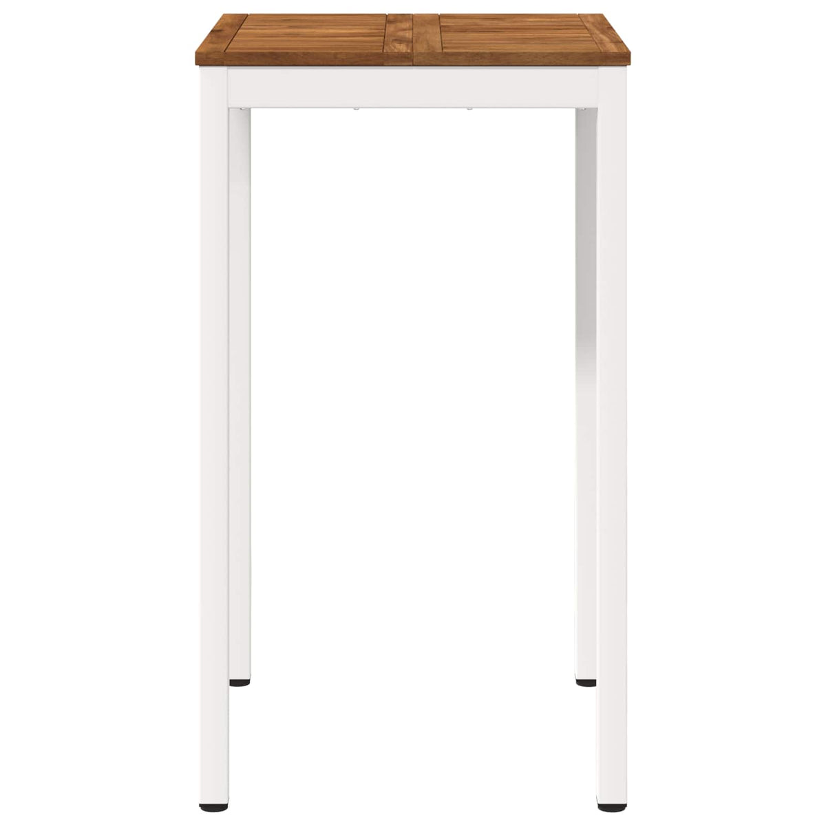 Tuinbar Tafel Natuurlijk en Wit 60 x 60,5 x 105 cm
