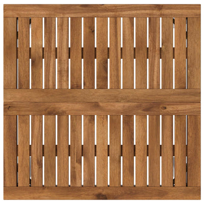 Tuinbar Tafel Natuurlijk en Wit 60 x 60,5 x 105 cm