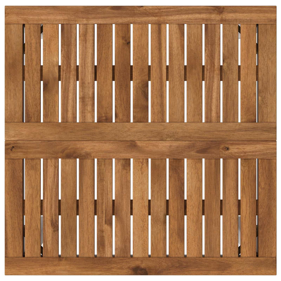 Tuinbar Tafel Natuurlijk en Wit 60 x 60,5 x 105 cm